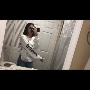 White Dickies long sleeve shirt